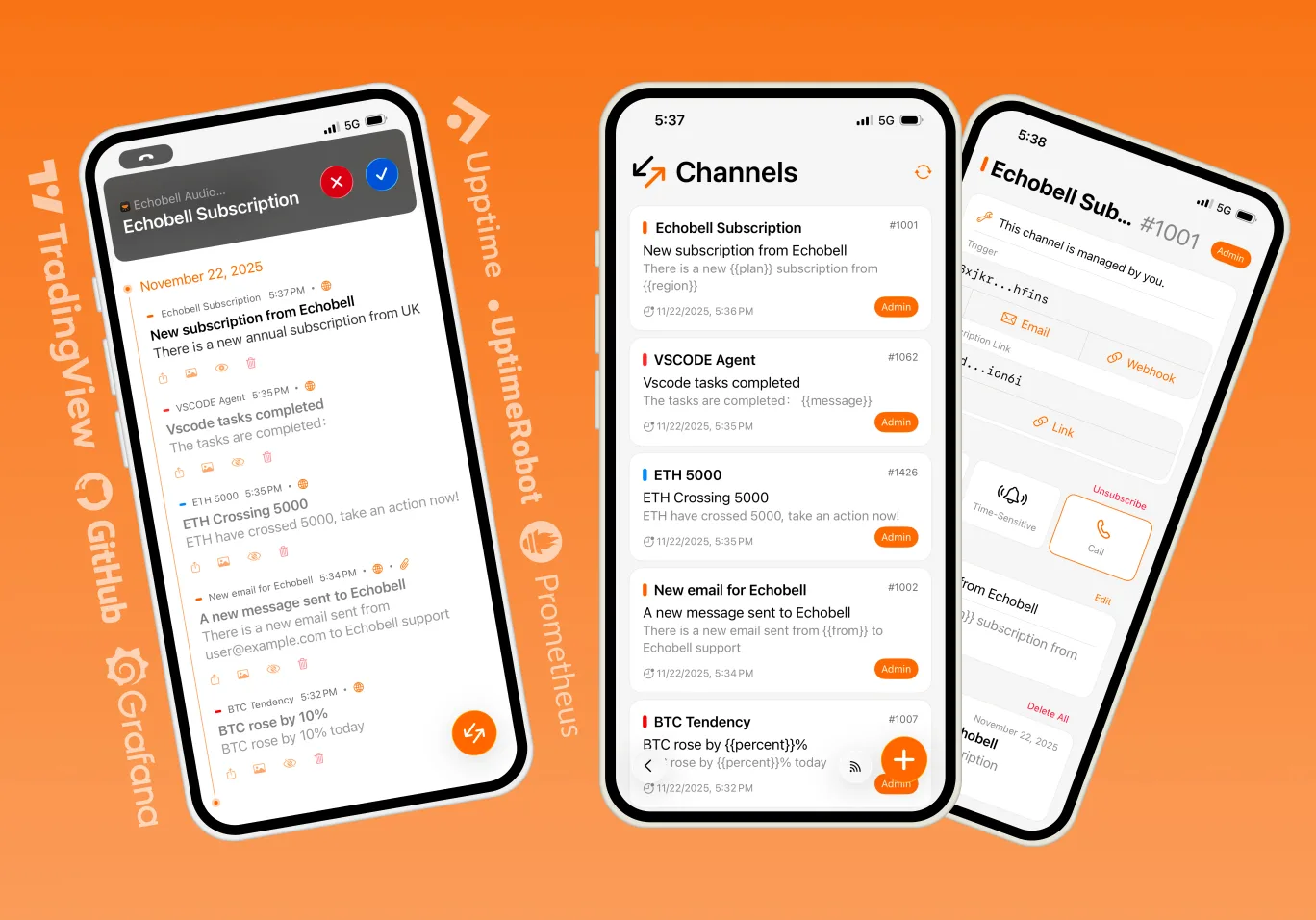 Echobell — Reliable and flexible alerting options